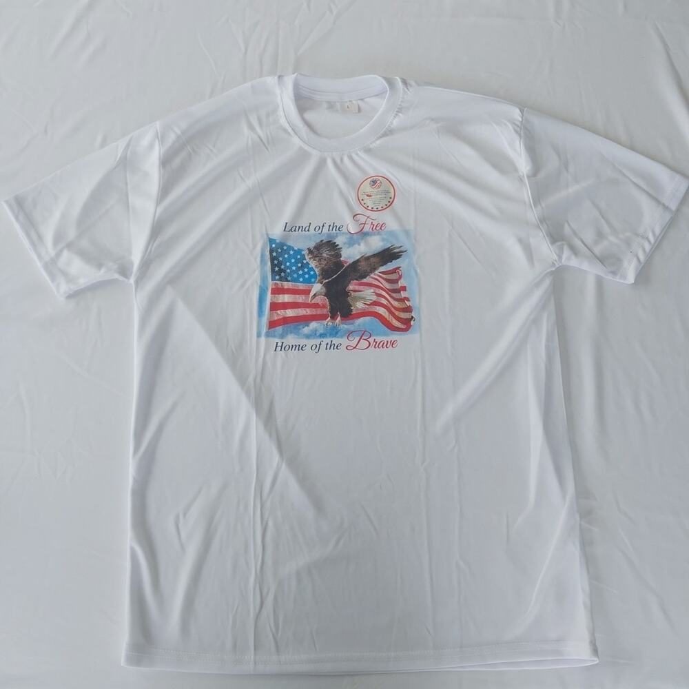 Land Of The FREE, Home Of The Brave T Shirt,‎ SZ Large